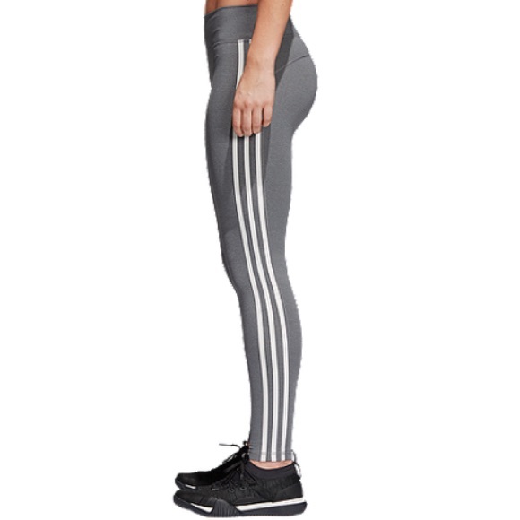 NWOT Grey Adidas Leggings - Picture 1 of 5